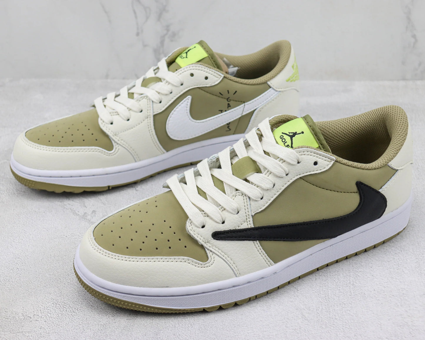 Jordan 1 Low Golf Neutral Olive x Travis Scott