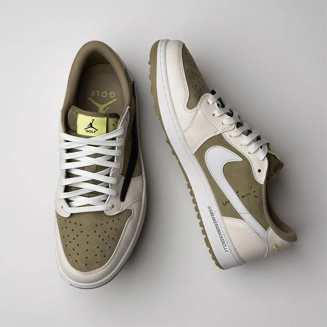 Jordan 1 Low Golf Neutral Olive x Travis Scott