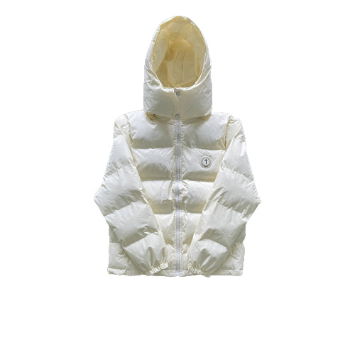 Trapstar Detachable Hooded Puffer Coat - Beige