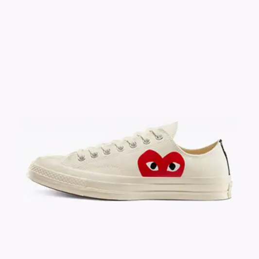 Converse x Comme des Garçons Play Low Chuck 70 Branco